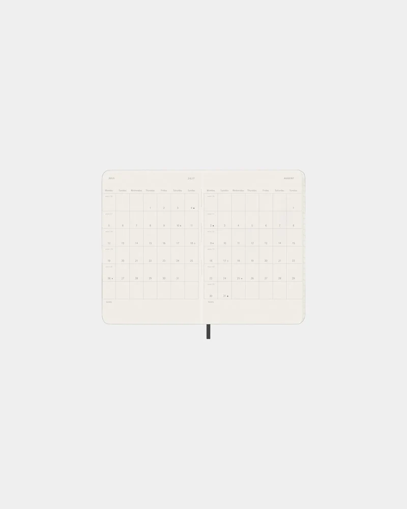 Agenda semanal Moleskine 12 meses para personalizar