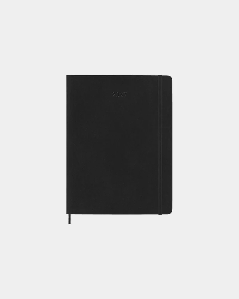 Agenda XL 12 meses Moleskine tapa blanda para personalizar