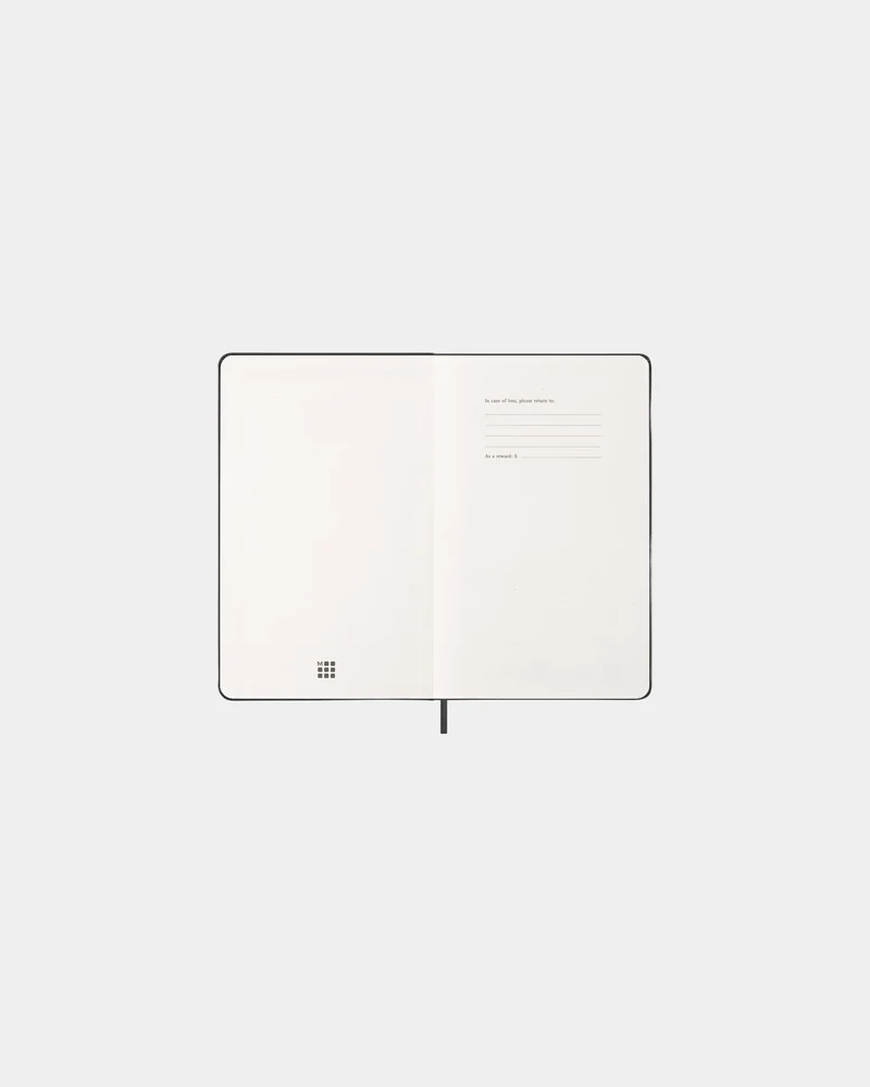 Agenda L vertical Moleskine 12 meses para personalizar