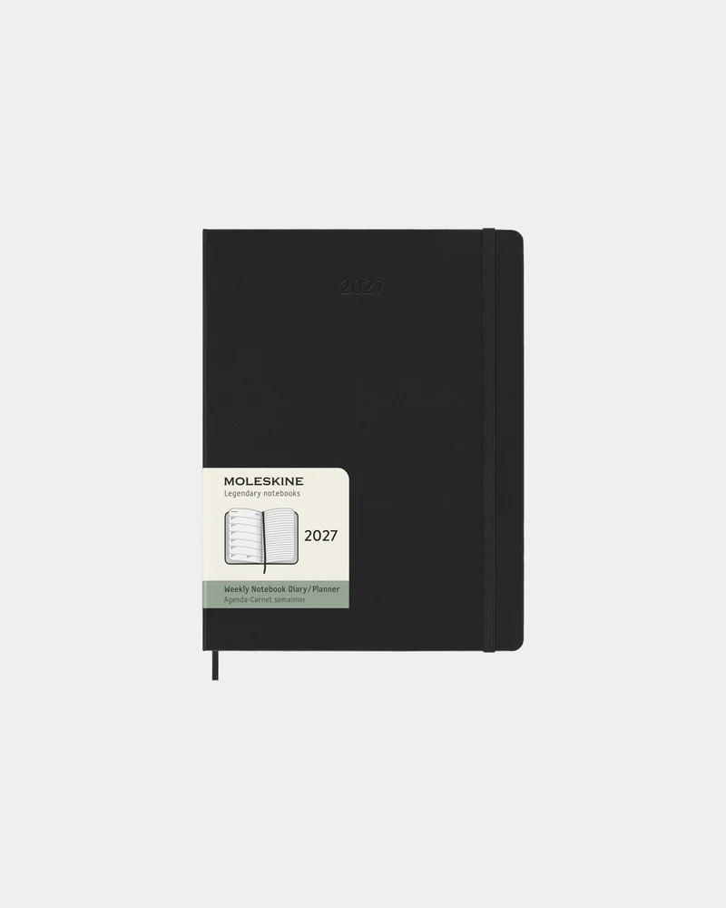 Agenda semanal XL 12 meses Moleskine para personalizar