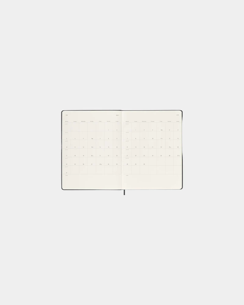 Agenda semanal XL 12 meses Moleskine para personalizar