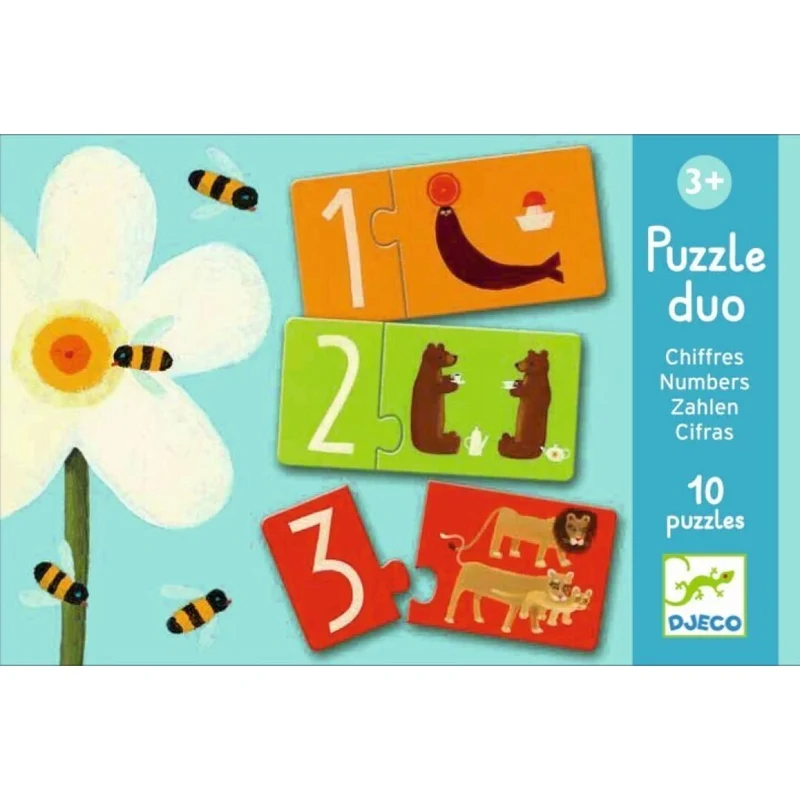 Puzzle dúo números - Djeco