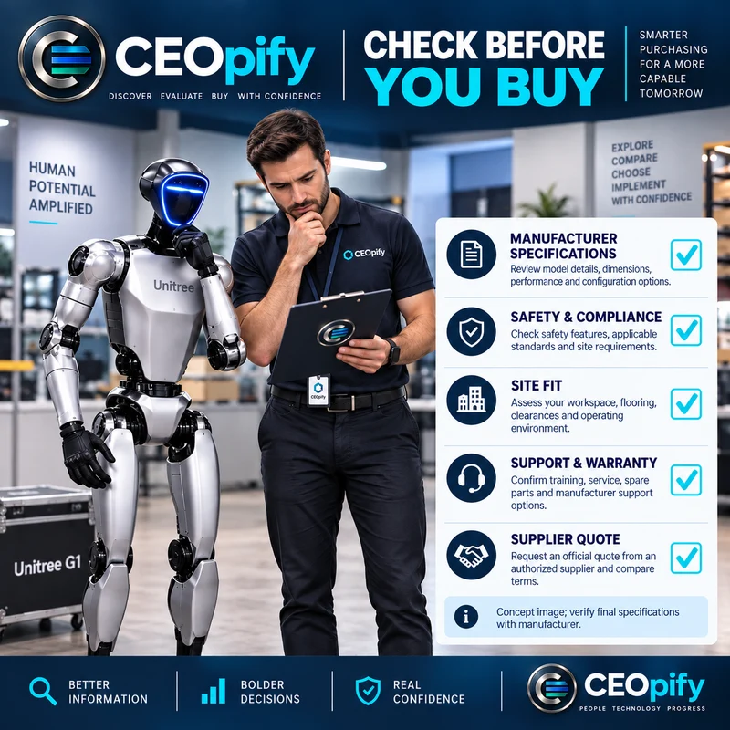 Explore the Unitree G1 for your business!