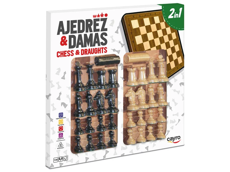 Ajedrez y Damas Clásico - Cayro