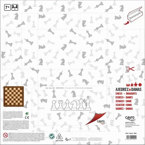Ajedrez y Damas Clásico - Cayro