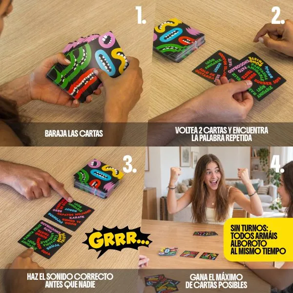 Alboroto - Juego de Cartas - Falomir