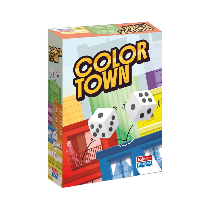 Color Town - Juego de Mesa- Falomir