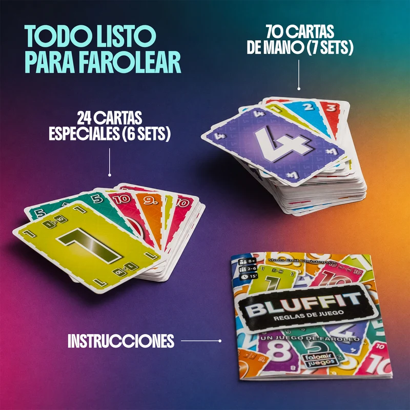 Bluffit - Juego de Cartas - Falomir