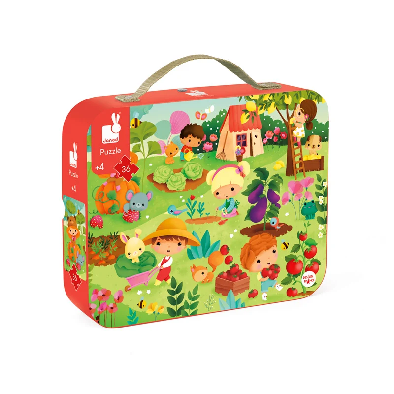 Puzzle el Huerto: 36 piezas - Janod