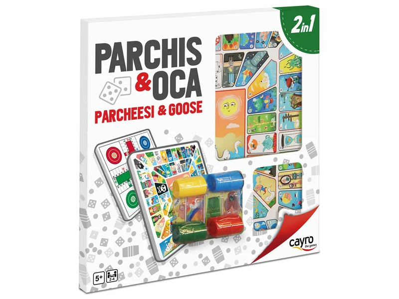 Tablero Parchís-Oca Madera - Cayro