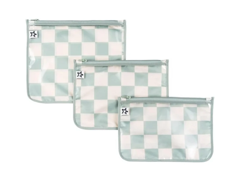 Bolsas individuales transparentes Sage Checkers