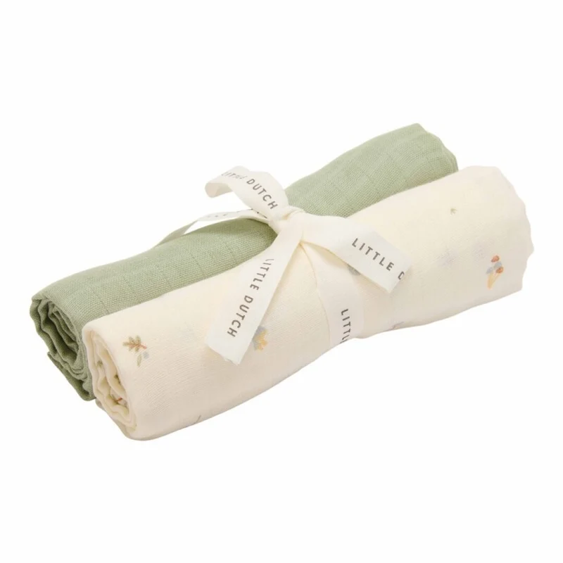 Pack dos muselinas Forest Treasures - Little Dutch