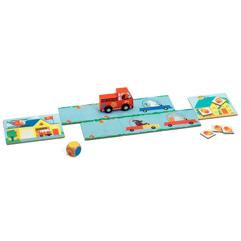 Djeco - Juego Cool School Pin Pon - Juego cooperativo