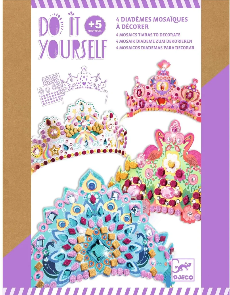 DIY Diademas para decorar Princesas - Djeco