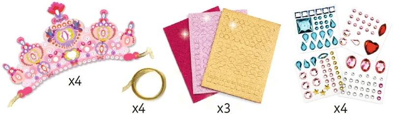 DIY Diademas para decorar Princesas - Djeco