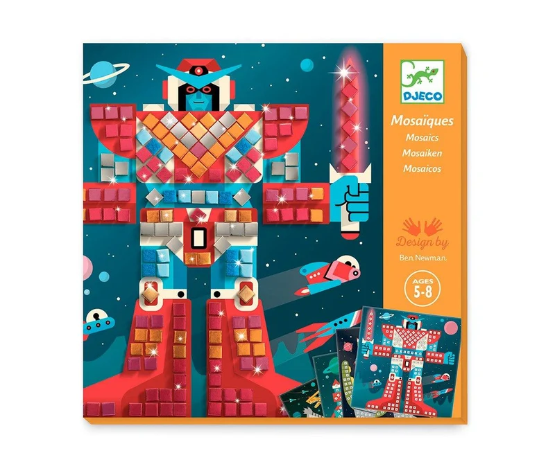 Collage: Cuadros de mosaicos Space - Djeco