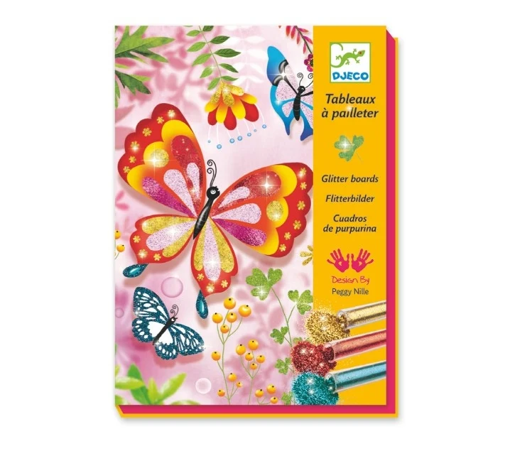 Cuadros de purpurina - Mariposas