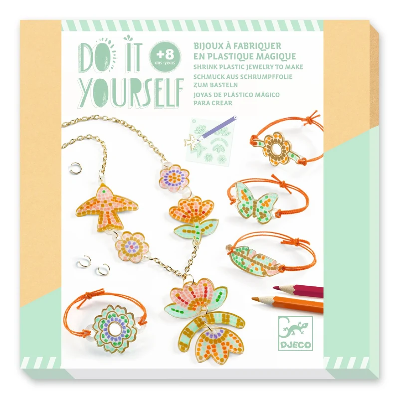DIY Joyería Plumas y Lotos - Djeco