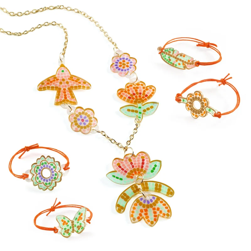 DIY Joyería Plumas y Lotos - Djeco