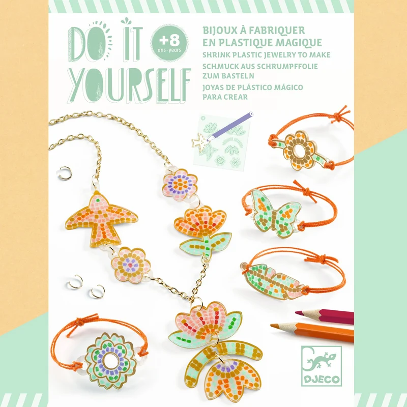 DIY Joyería Plumas y Lotos - Djeco