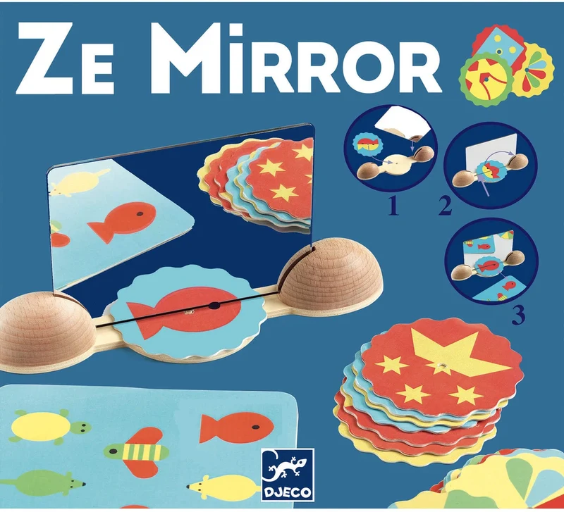 Djeco - Ze Mirror Images - Juego de reflejo