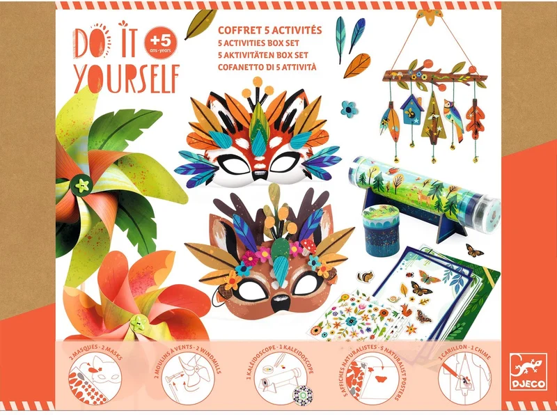 DIY Máscaras Naturaleza - Djeco