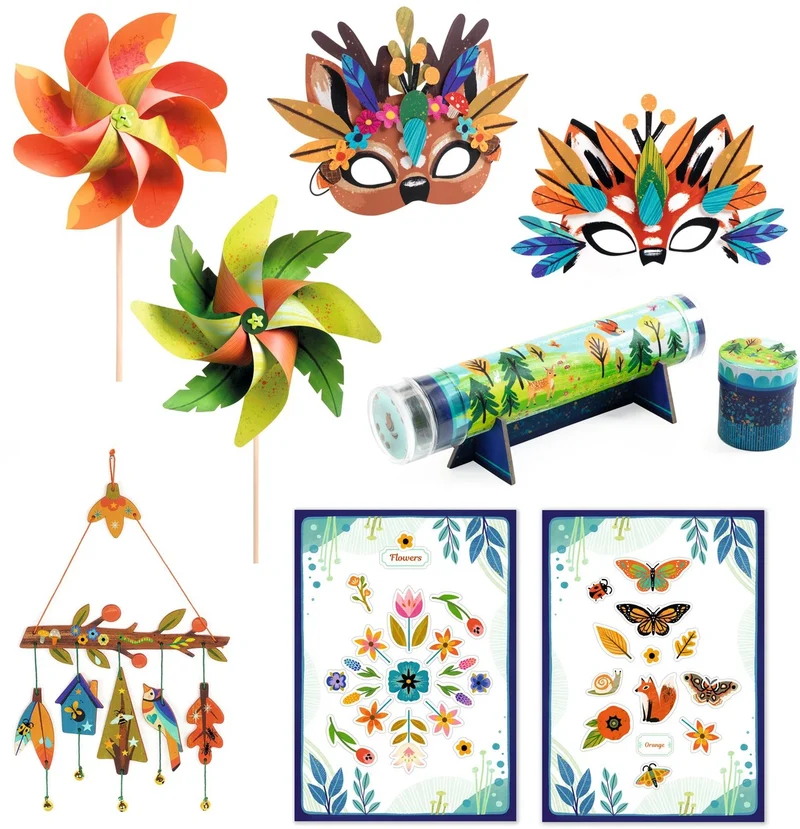 DIY Máscaras Naturaleza - Djeco