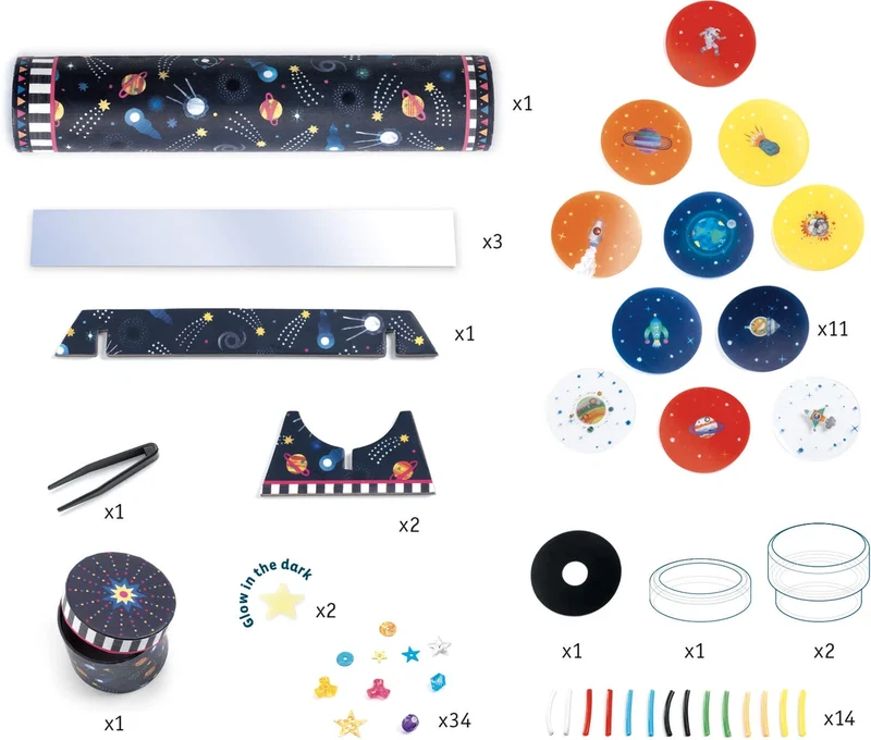DIY Caleidoscopio para montar Inmersión espacial - Djeco