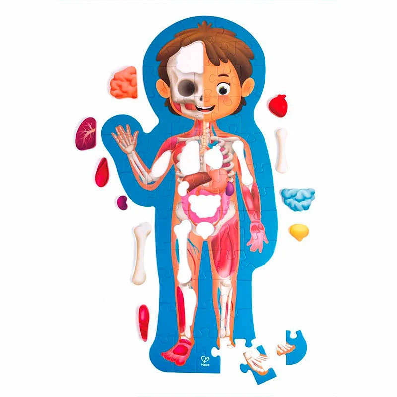 Maletín Puzzle Cuerpo Humano - Hape