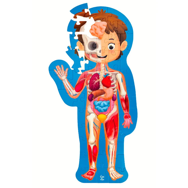 Maletín Puzzle Cuerpo Humano - Hape