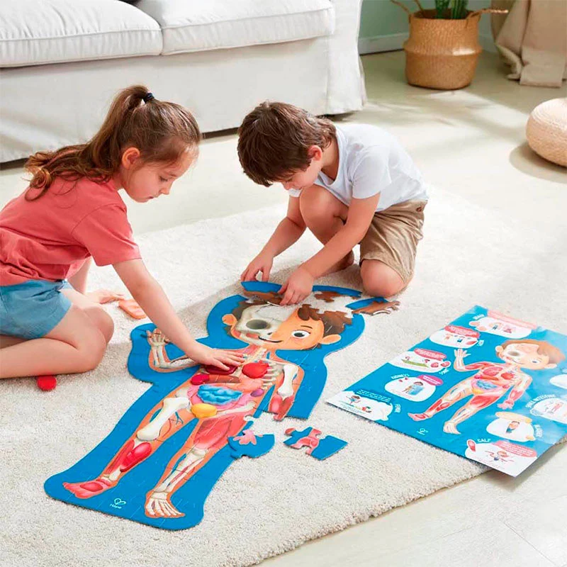 Maletín Puzzle Cuerpo Humano - Hape