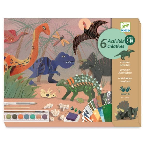 Cofre Multiactividades: El mundo de los Dinosaurios - Djeco