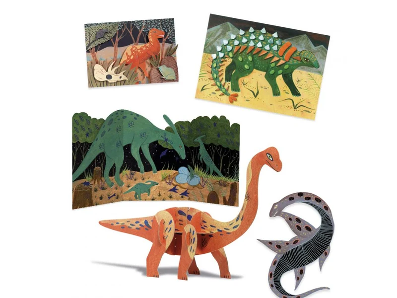 Cofre Multiactividades: El mundo de los Dinosaurios - Djeco