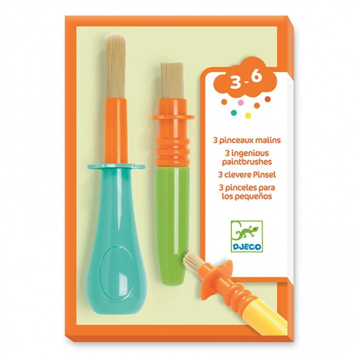Pinceles para peques (3 ud) - Djeco