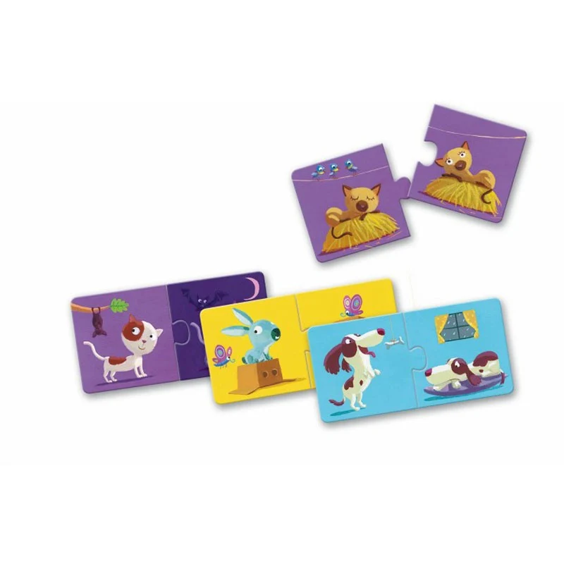 Puzzle Dúo: Contrarios - 20 pzs - Djeco