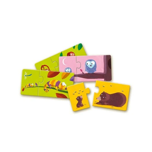 Puzzle Dúo: Mamá y Bebé - 12 pz