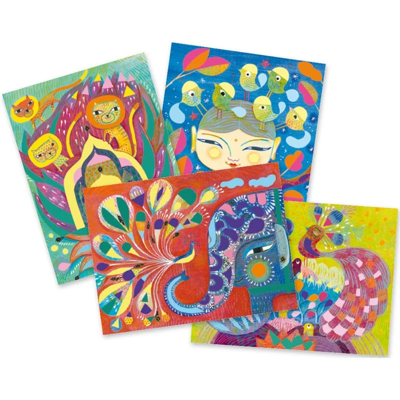 Taller pintura aguada - India - Djeco