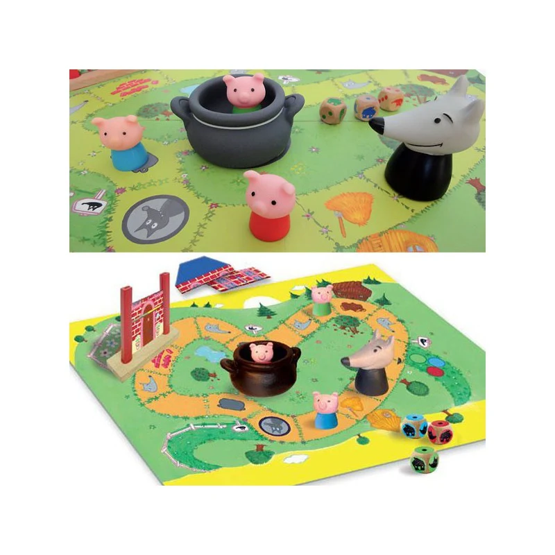 Woolfy, El Lobo y los tres cerditos - Juego cooperativo