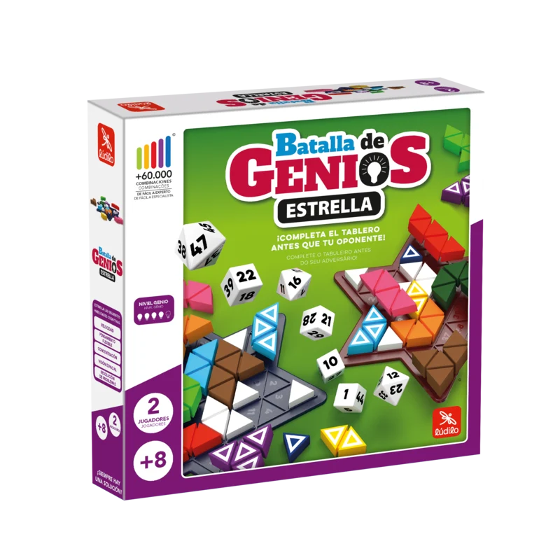 Batalla de genios ESTRELLAS - Juego de lógica, planificación y visión espacial