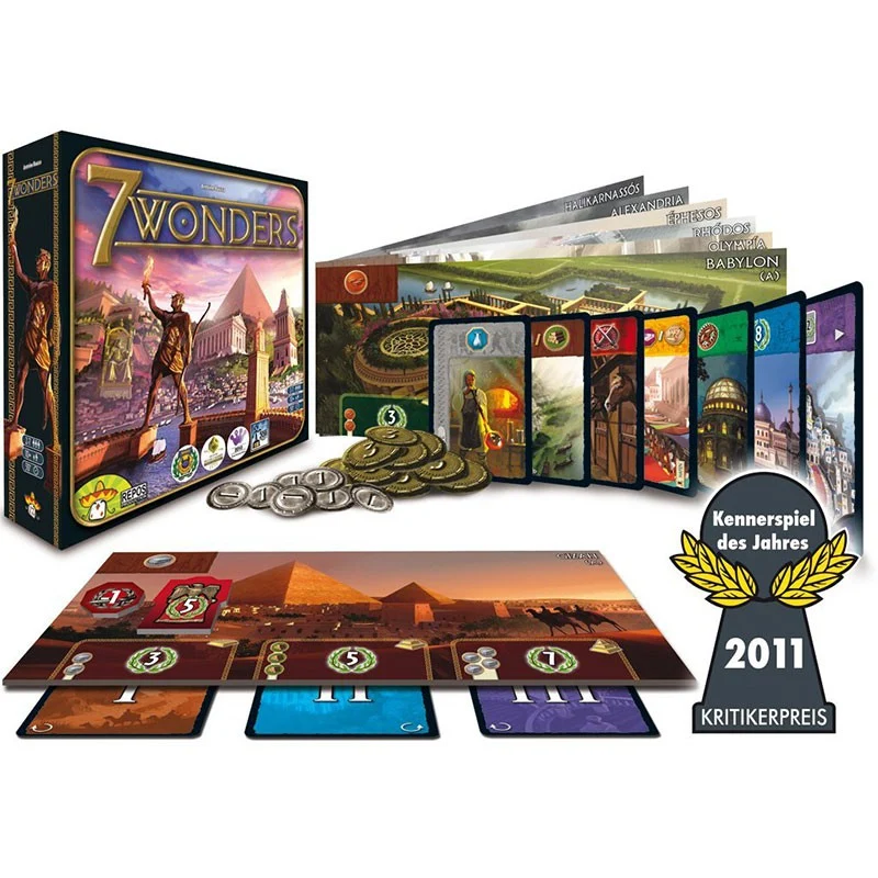 7 wonders - Juego de mesa Estratégico