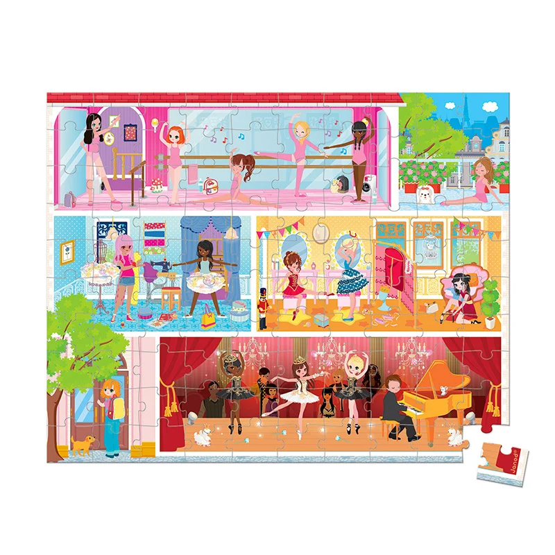Puzzle Academia de danza: 100 piezas - Janod