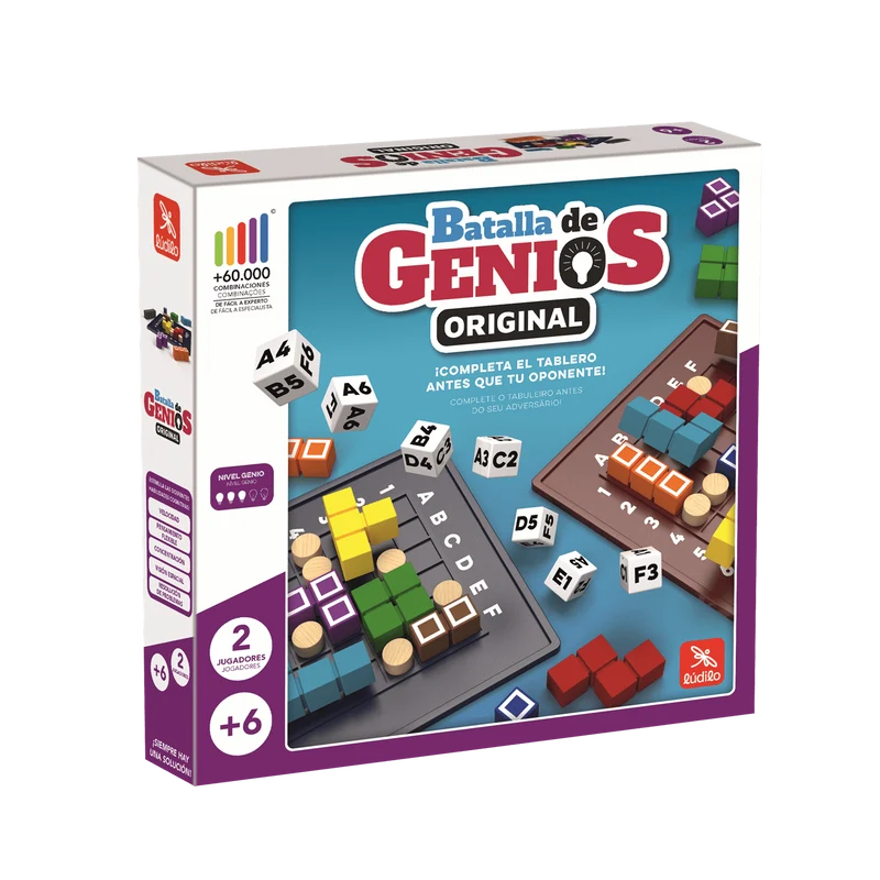 Batalla de genios - Juego de lógica, planificación y visión espacial