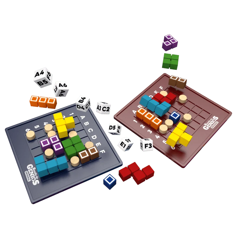 Batalla de genios - Juego de lógica, planificación y visión espacial