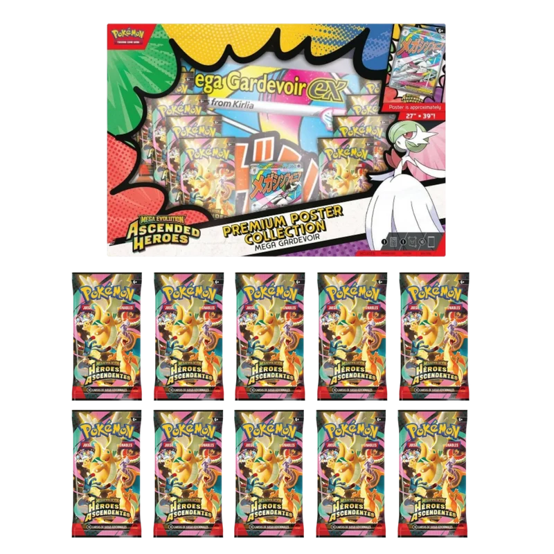 Premium Poster Collection Mega Gardevoir Héroes Ascendentes | Ascended Heroes