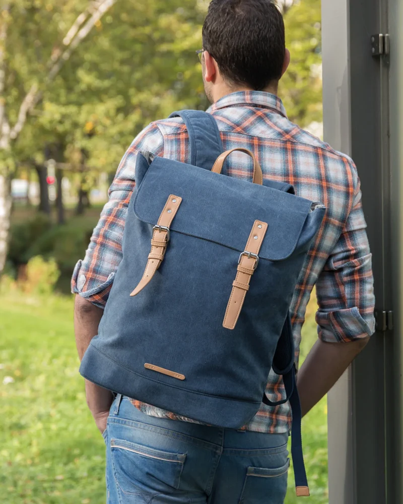 Mochila portátil de lona 15.6" para personalizar