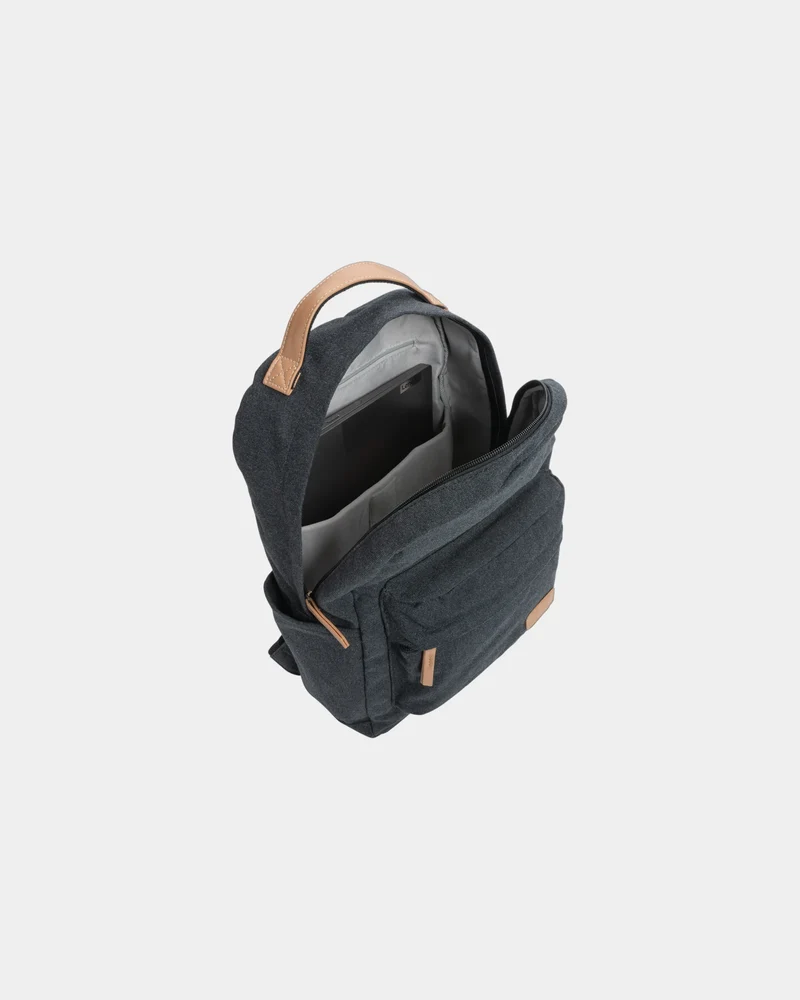 Mochila algodón reciclado portátil 14" para personalizar