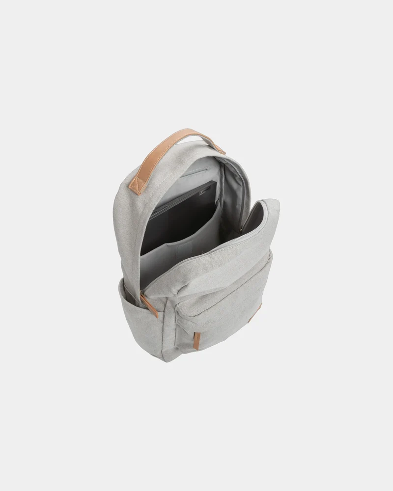 Mochila algodón reciclado portátil 14" para personalizar