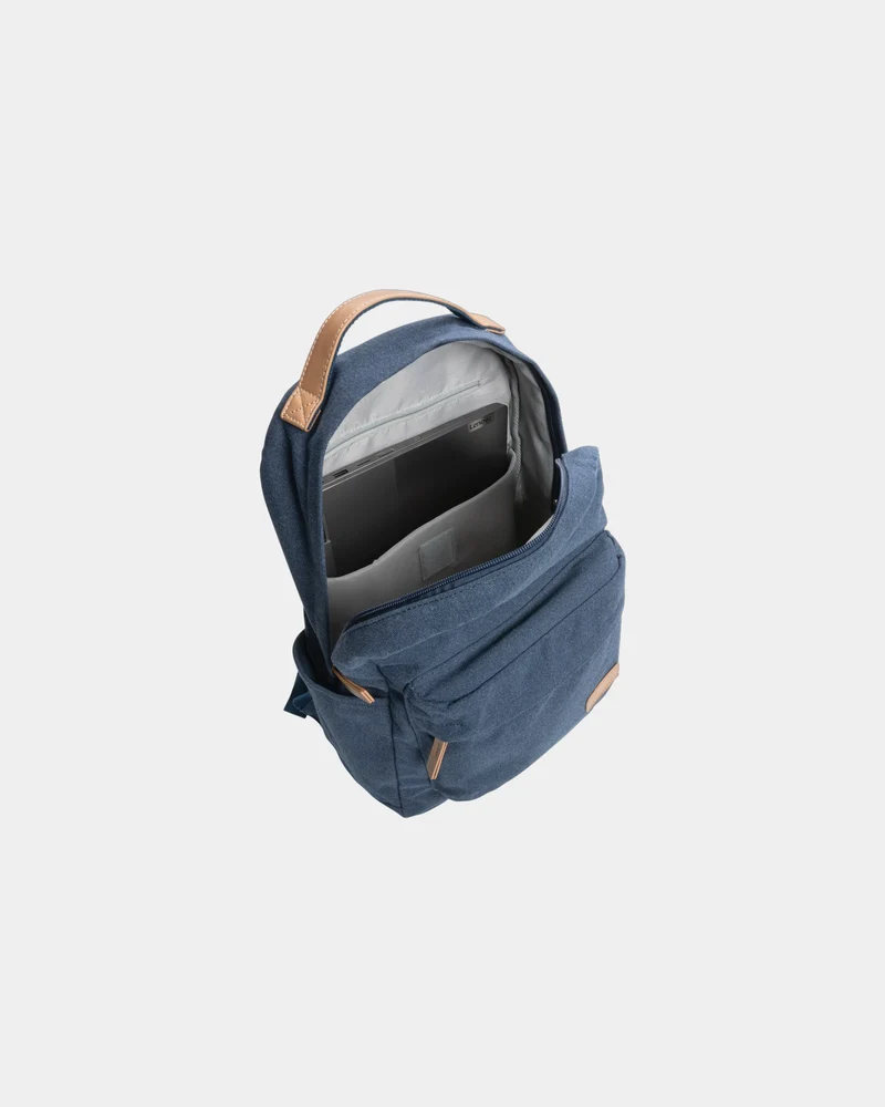 Mochila algodón reciclado portátil 14" para personalizar