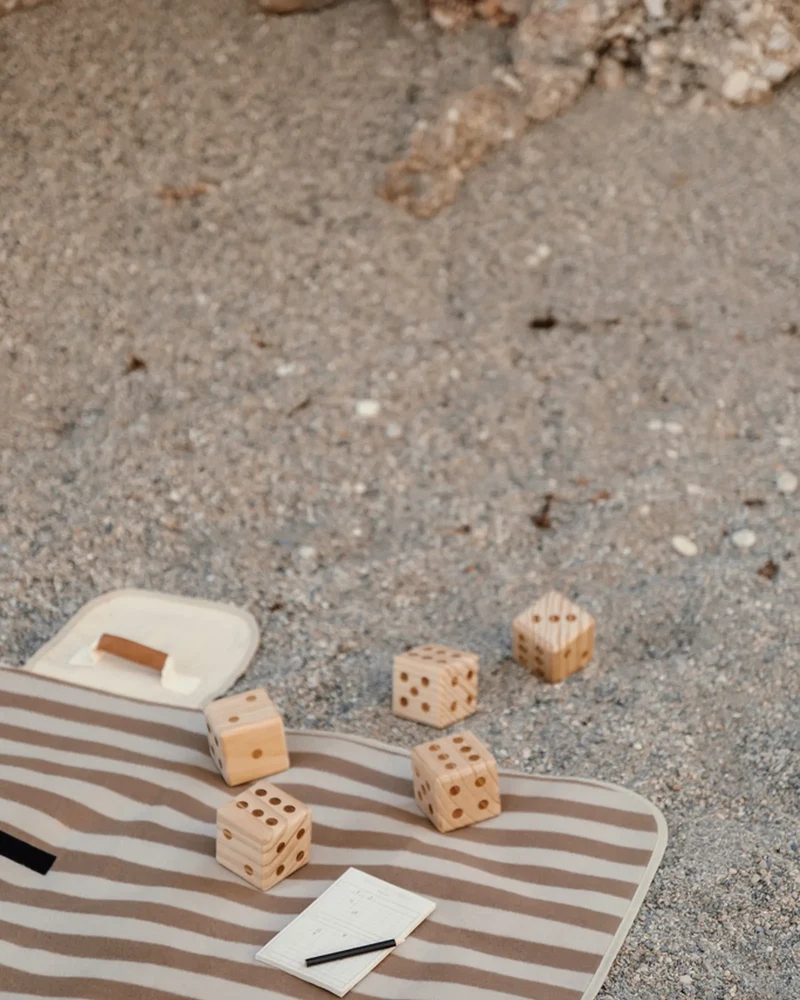 Juego de dados madera FSC Vinga para personalizar