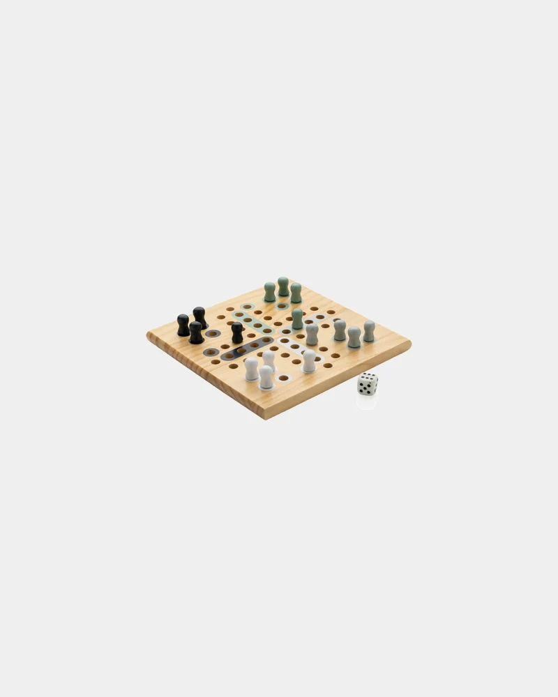 Juego de ludo de madera FSC para personalizar